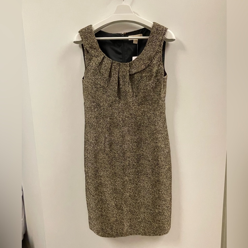 NEW-Michael Kors-Metallic Dress